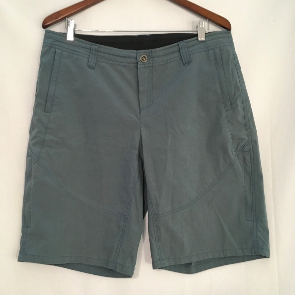 Kuhl Spire Women's Hiking Shorts Size 14 Vertical Leg Zipper Gorpcore Style 6285